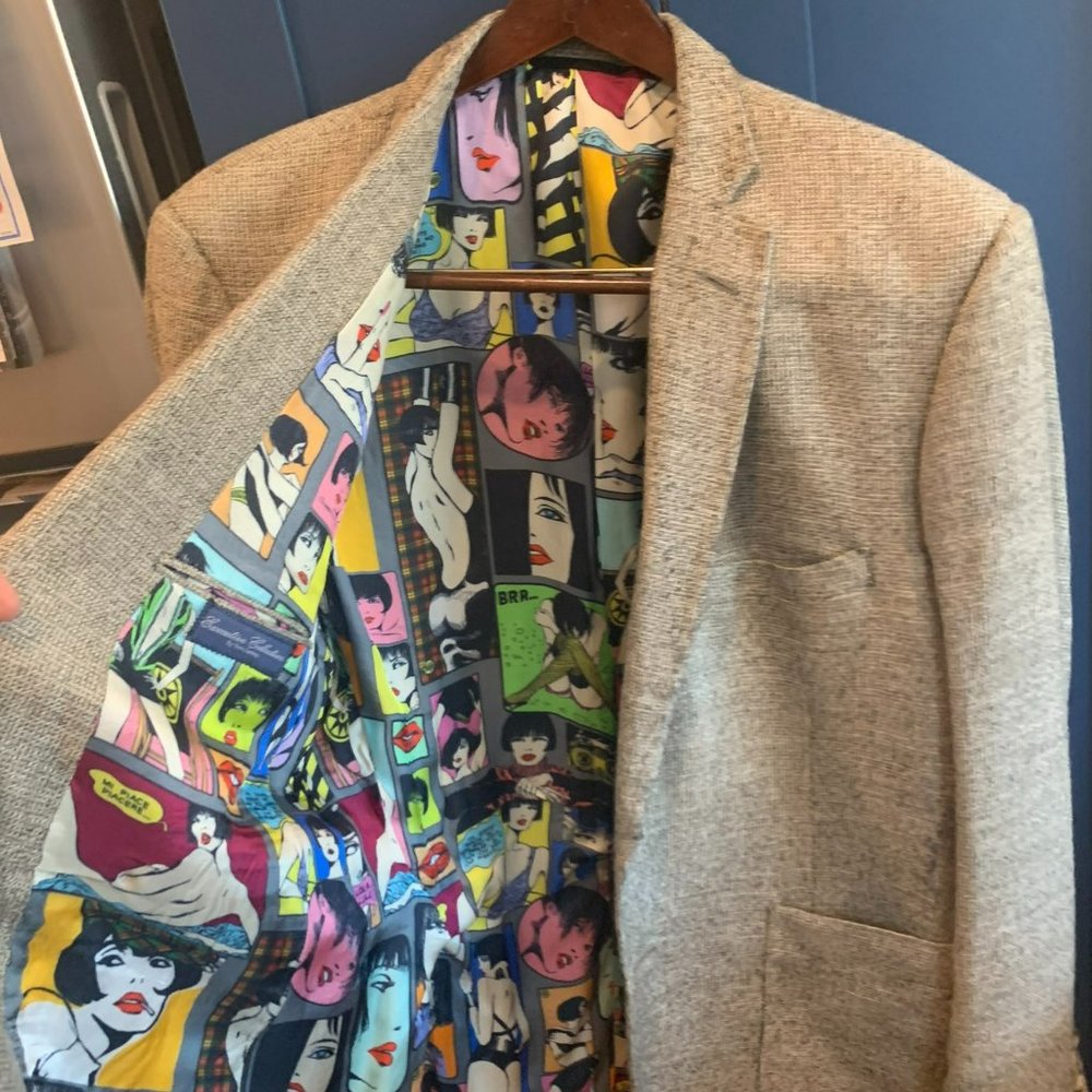 Custom Tom James Executive Collection Sport Jacket with Fun Liner